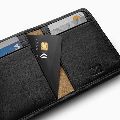 Herringbone Wallet Black 3
