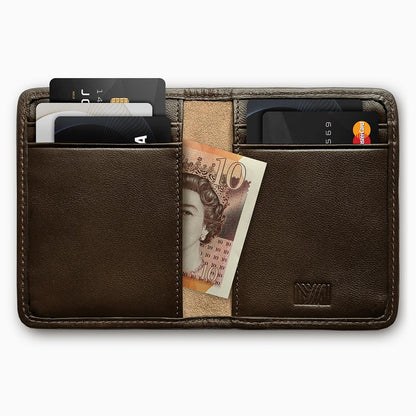 Herringbone Wallet Brown 2