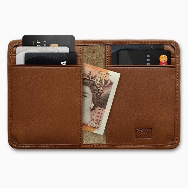 Herringbone Wallet, Tan