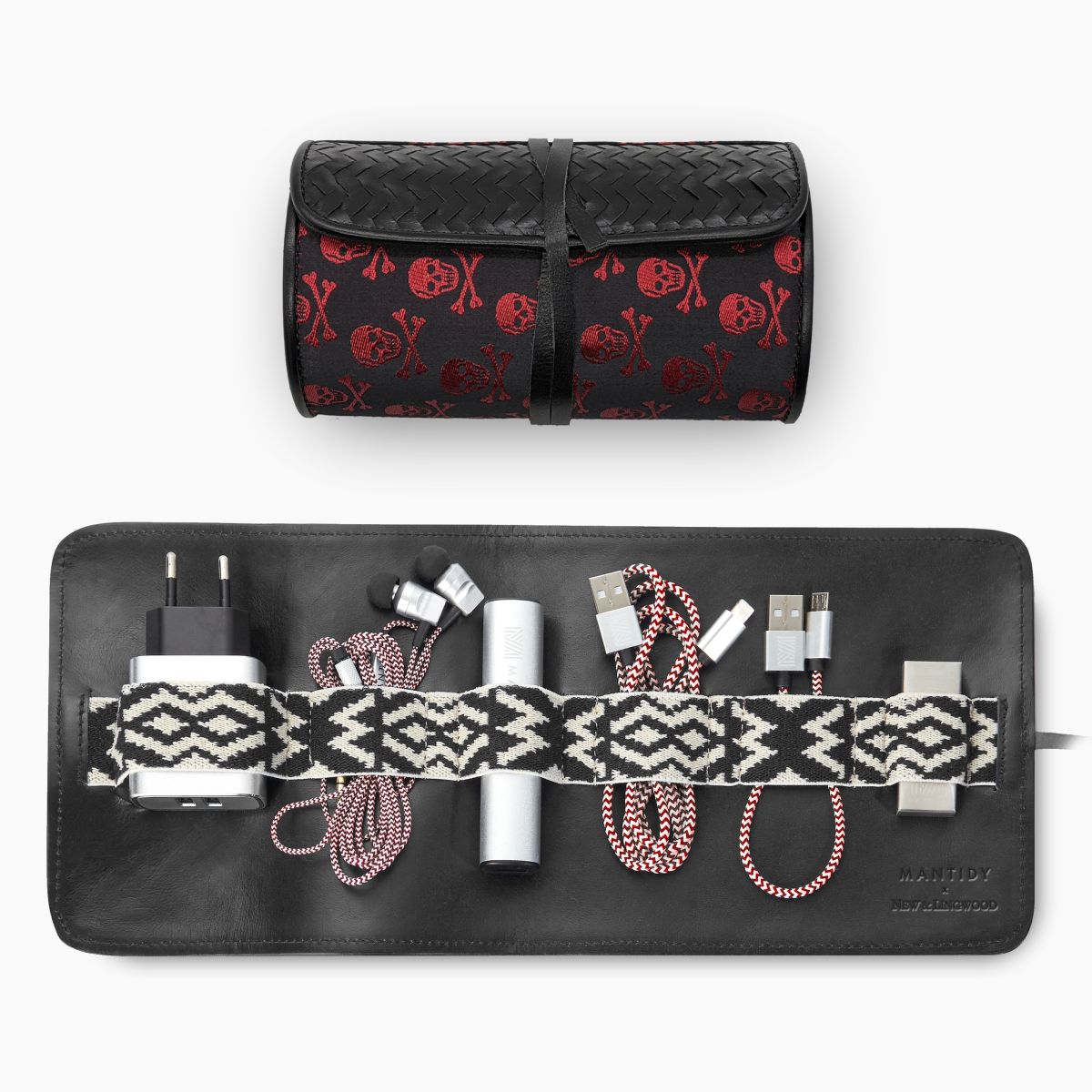 Herringbone Techroll Black New Lingwood 2