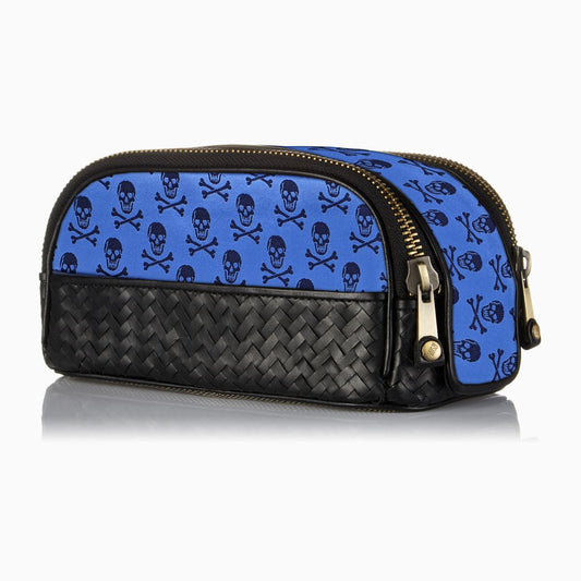 Herringbone Duo Zip Toiletry Bag New Lingwood 1