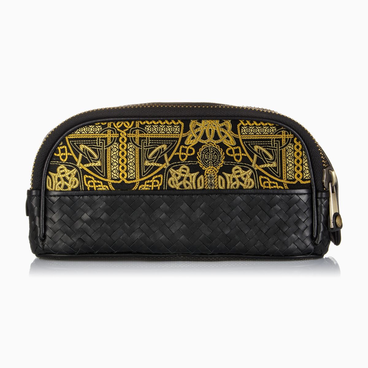 Herringbone Duo Zip Toiletry Bag New Lingwood 6