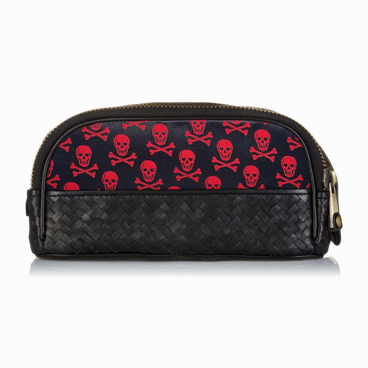 Herringbone Duo Zip Toiletry Bag New Lingwood 5