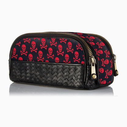 Herringbone Duo Zip Toiletry Bag New Lingwood 2